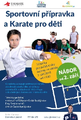 NÁBOR KARATE A SPORTOVNÍ PŘÍPRAVKA